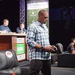 Cam Newton Plays in a Madden NFL 15 Tournament on Campus - Thumbnail